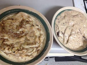 Frozen banana ice cream