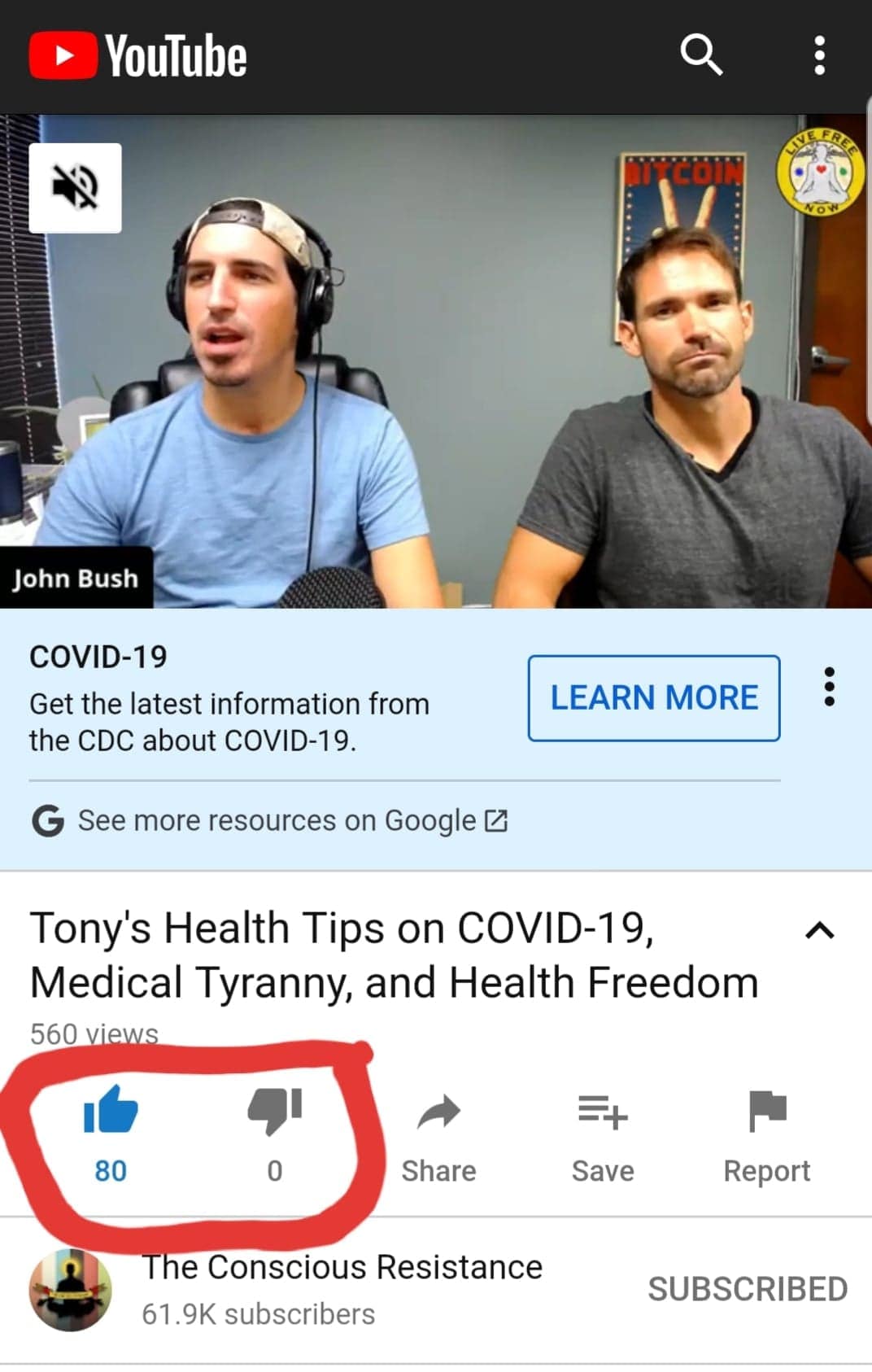 Tony Farmer and John Bush on podcast