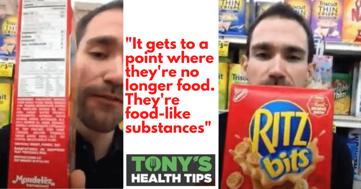 Buy this, not that Peanut butter crackers Tony's Health Tips